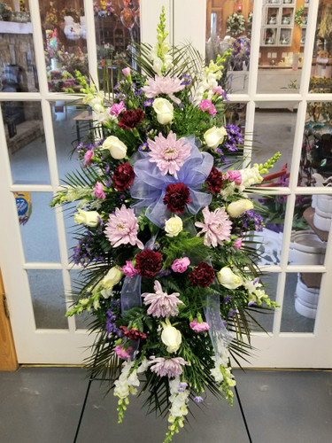 [MooRER] ムーレー / ELLYN-HL Lavender and White Standing Spray - Savilles Country Florist