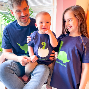 Personalised Daddy Dinosaur T-shirt Set Personalised Daddy Dinosaur T-shirt Set