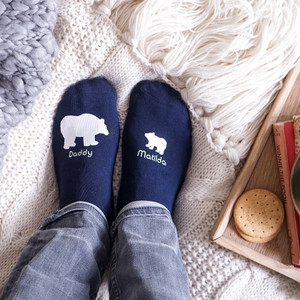 Polar Bear Daddy Men's Socks Polar Bear Daddy Men's Socks