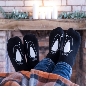 Penguin Couple Socks Penguin Couple Socks