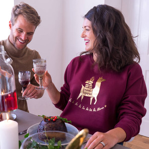 Fa La La La Llama Christmas Jumper Fa La La La Llama Christmas Jumper