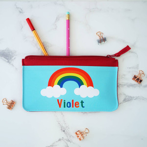 Rainbow & Clouds Children's Pencil Case Rainbow & Clouds Children's Pencil Case