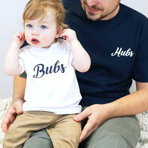 Hubs And Bubs Tshirt Set Hubs And Bubs Tshirt Set