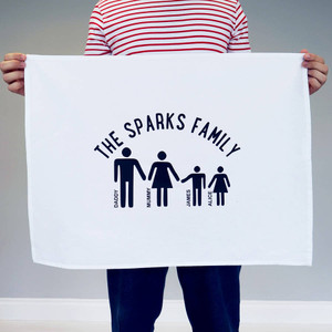 Our Family Tea Towel Our Family Tea Towel