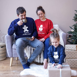 Personalised Family Christmas Jumper Set Personalised Family Christmas Jumper Set