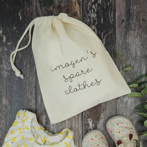 My Name Spare Clothes Bag My Name Spare Clothes Bag