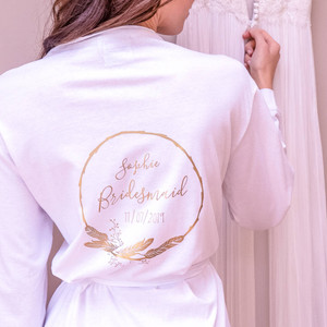 Custom Bridal Party Robes Custom Bridal Party Robes