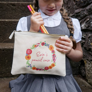 Floral Wreath Pencil Case Floral Wreath Pencil Case