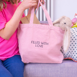 Filled With Love Canvas Tote Bag Filled With Love Canvas Tote Bag