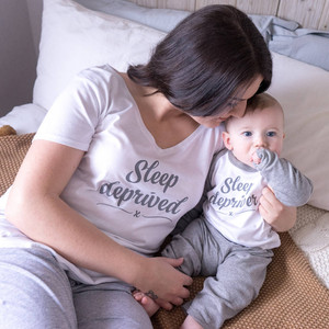 Sleep Deprived Mummy And Me Pyjama Set Sleep Deprived Mummy And Me Pyjama Set
