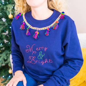 Pom Pom Trim Jumper Pom Pom Trim Jumper