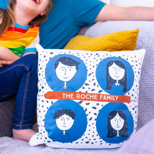 Family Portrait Cushion Family Portrait Cushion