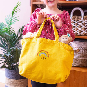 Children's Rainbow Tote Bag Children's Rainbow Tote Bag