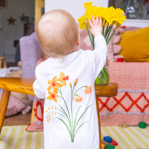 Printed Back Sleepsuit Printed Back Sleepsuit