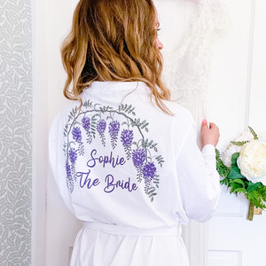 Wisteria Bridal Dressing Gown Wisteria Bridal Dressing Gown