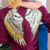 Sequin Angel Wing Jumper Sequin Angel Wing Jumper
