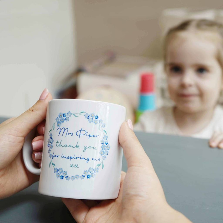 Forget Me Not Teacher Mug