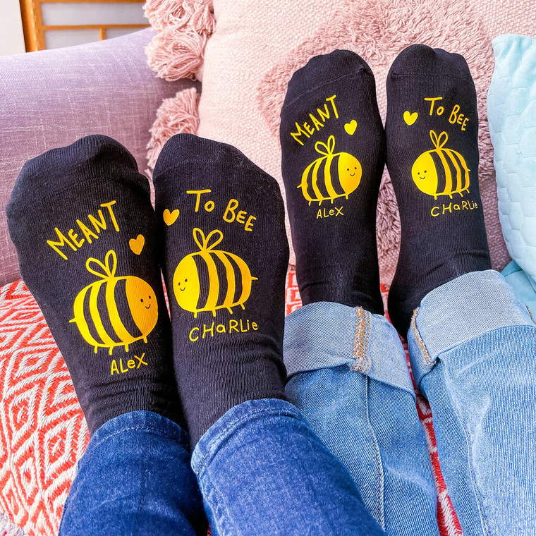 Bee Print Socks