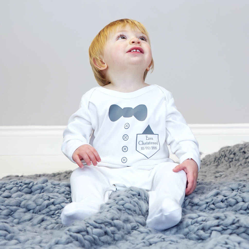 christening sleepsuit