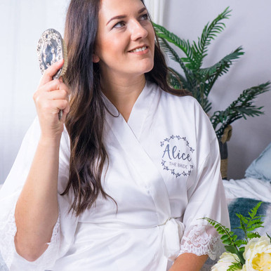 personalised family dressing gown