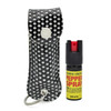 Cheetah Pepper Spray Black Bling
