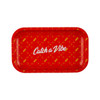 Vibes Catch A Vibe Rolling Tray Small Red Gold