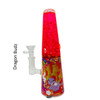 Dabtized Lava Smoke Glycerin Water Pipe With Led Dragon Budz