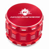 KOZO GRINDER M2 - 2.5 Inch ALUMINUM 4CT-RED