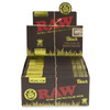 RAW Rolling Papers 50PK - King Size Slim Black Organic Hemp