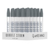 White Rhino Quartz Dab Straw w Silicone Cap - 25CT Display V1