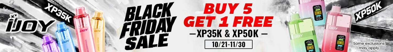 iJoy XP35K & XP50K Disposable – Buy 5 Get 1 FREE