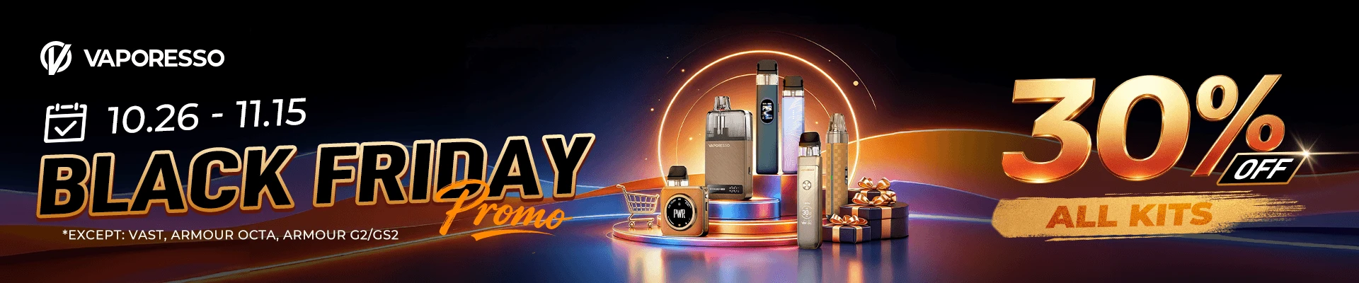 Vaporesso Selected Kits – 30% OFF Selected items