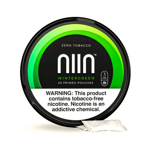 NIIN Wintergreen TFN Primed Nicotine Pouch Wholesale | NIIN Wholesale