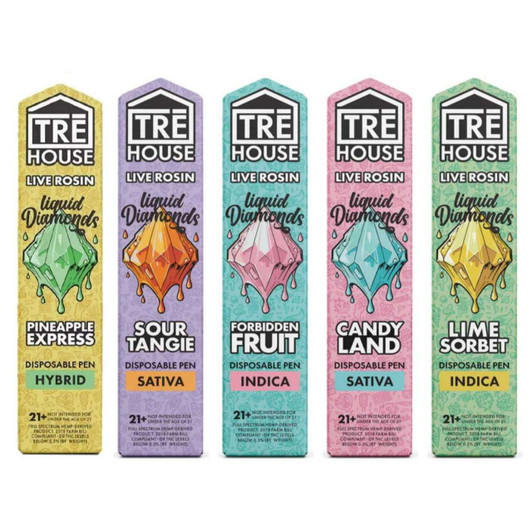 TRE House Live Rosin Liquid Diamonds Disposable - 2G