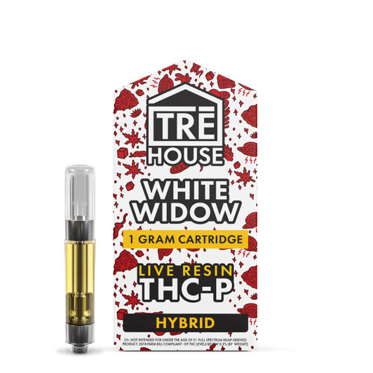 TRĒ House 1G Live Resin HHC Cartridge White Widow