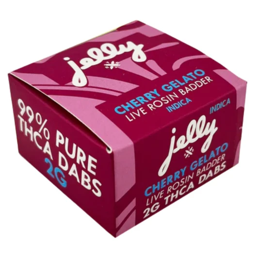 Jelly THCA Live Rosin Badder Dabs 2G-Cherry Gelato Indica