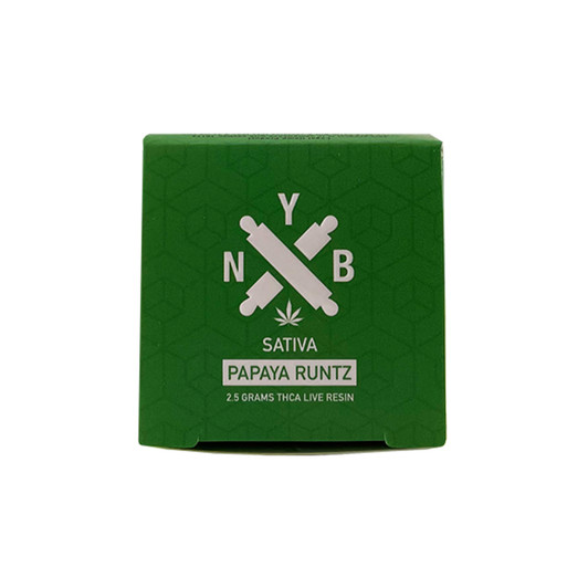 NYB 99% Pure THCA Live Dabs 2.5G Papaya Runtz Sativa