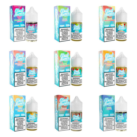 Cloud Nurdz Salts Iced Synthetic Nicotine 30ml E-Juice