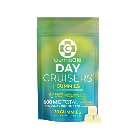 CannaAid D9/CBD Day Cruisers Gummies