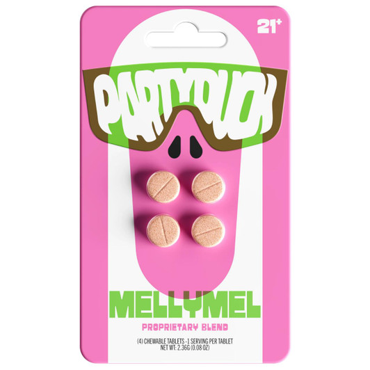PartyDuck Mellymel Proprietary Blend Tablets 4CT - StrawMelon