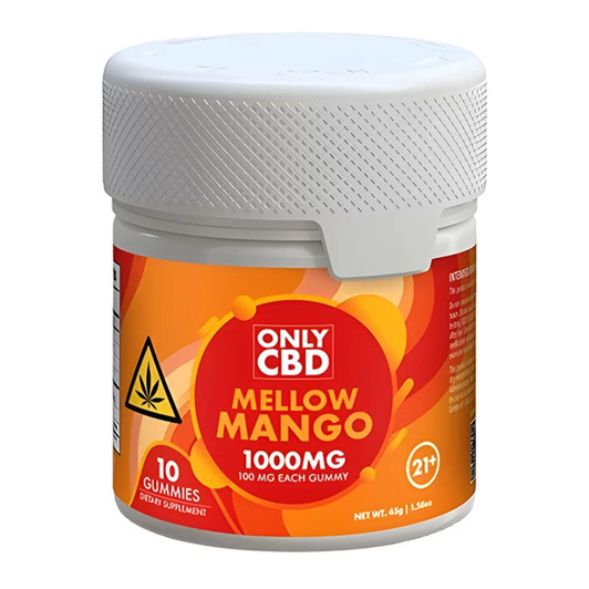 Only CBD Gummies Jar 1000MG-Mellow Mango