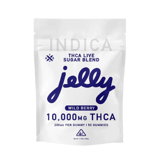 Jelly THCA Live Sugar Blend Gummies 10000MG Wild Berry