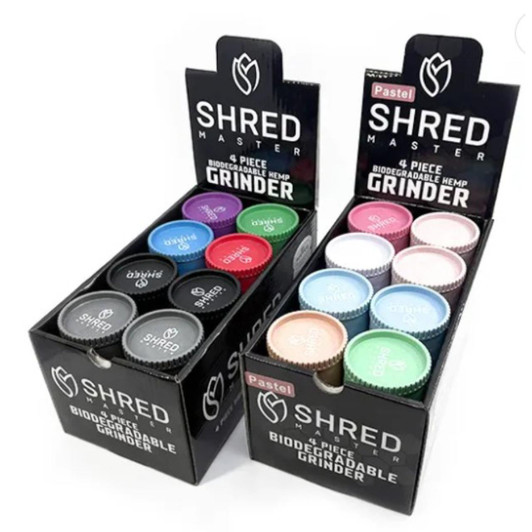 Shred Master Hemp Grinder 4 Piece 16CT