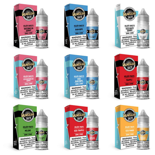 Vapetasia Salts 30ml Synthetic Nicotine E-Juice
