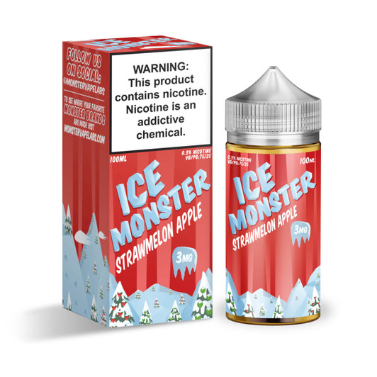 Ice Monster 100ml E-Juice 3MG Strawmelon Apple