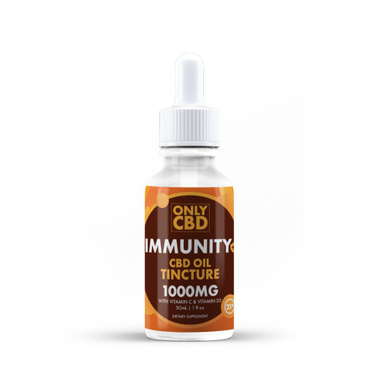 Only CBD Immunity Tincture -VItamin C / D3 1000MG - 30 ML