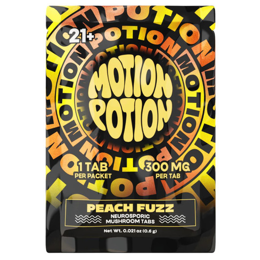 Motion Potion Mushroom Tablets 300MG-1CT Peach Fuzz