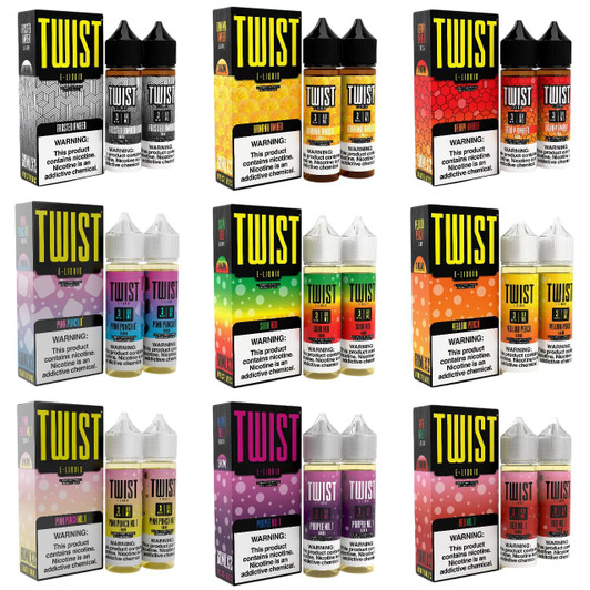 Twist E-Liquids 120ml E-Juice 0 MG
