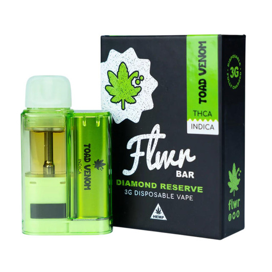 Flwr Bar Diamond Reserve DIsposables 3G Toad Venom Indica