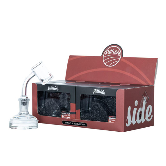 Hillside Glass House Flattop Banger 25 MM 6PK